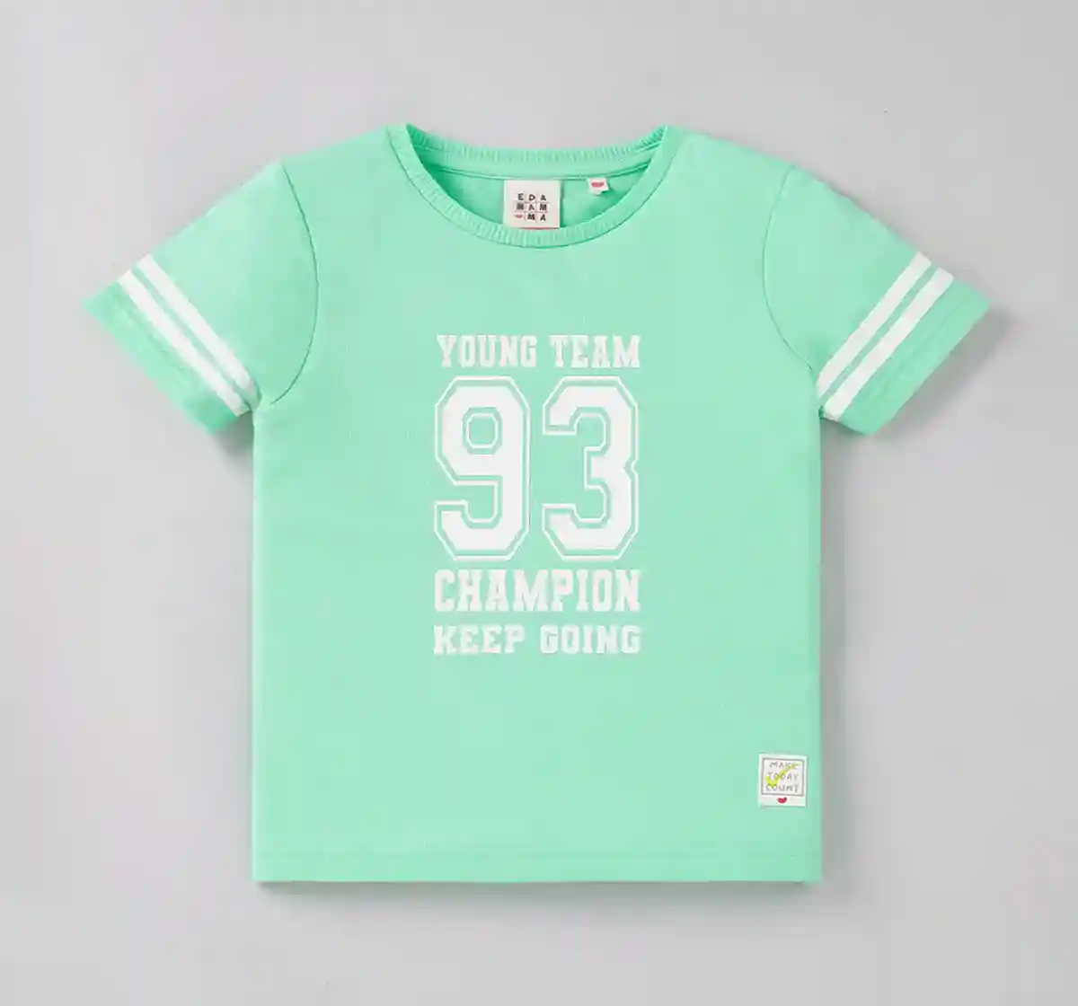 Girls Printed Tee And Joggers Set