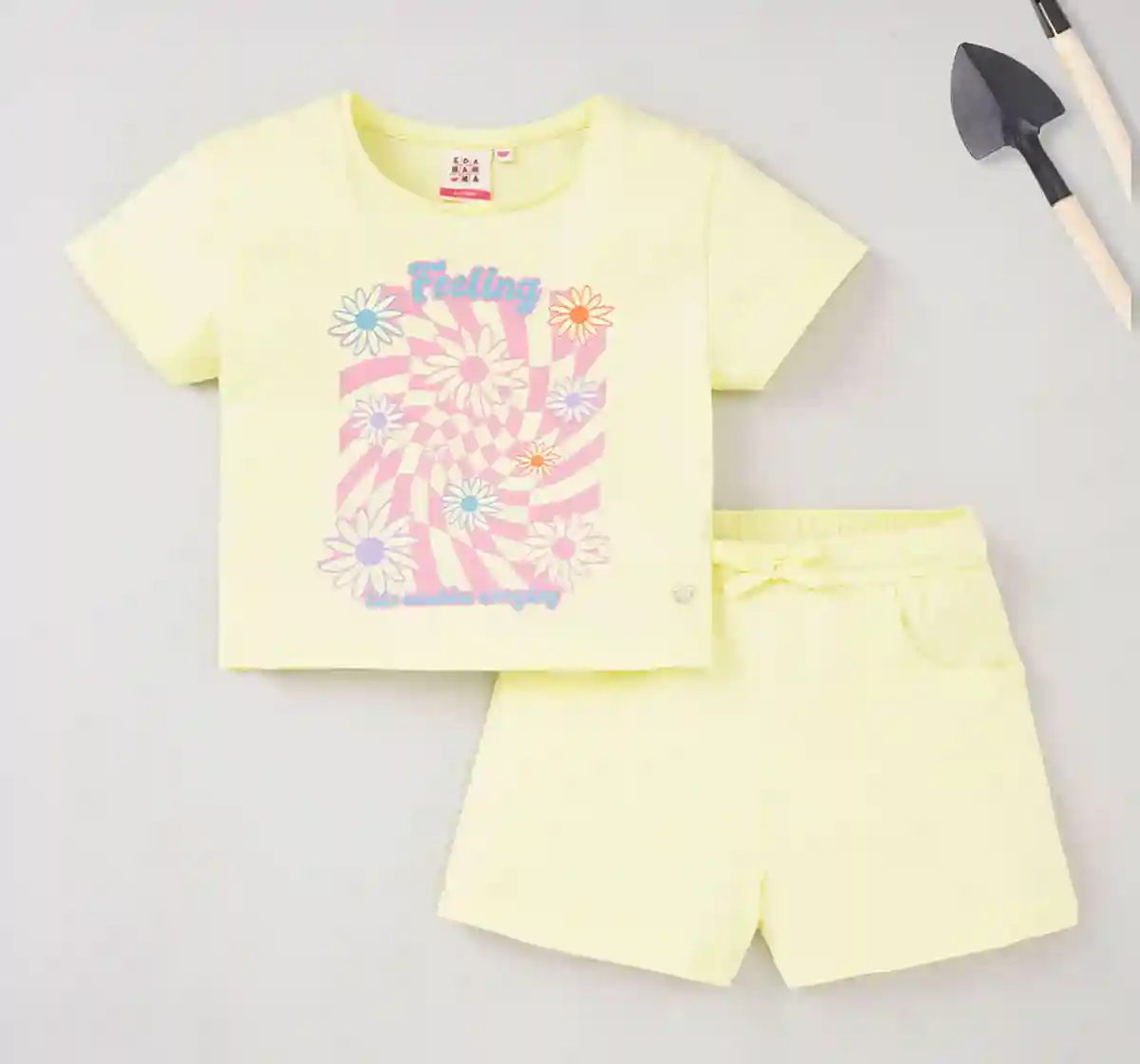 Girls T-Shirt And Shorts Set