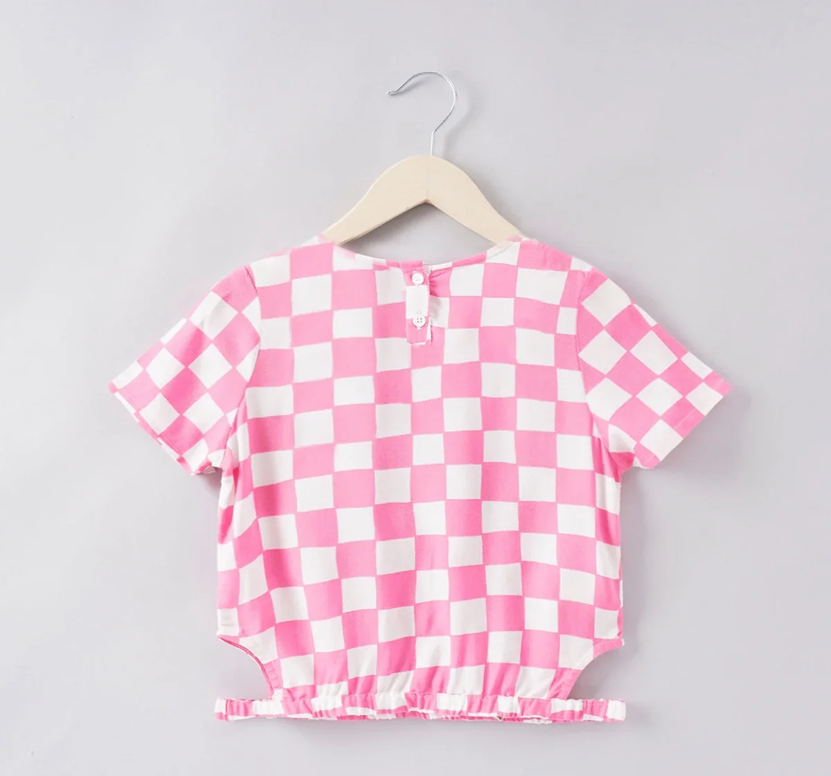 Girls Crop Top And Shorts Set