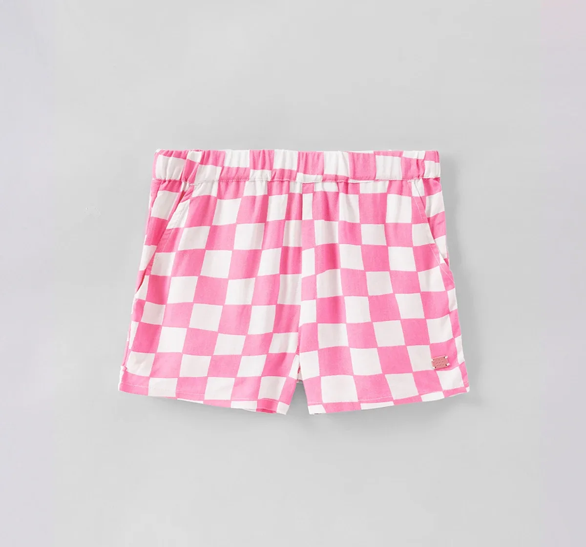 Girls Crop Top And Shorts Set