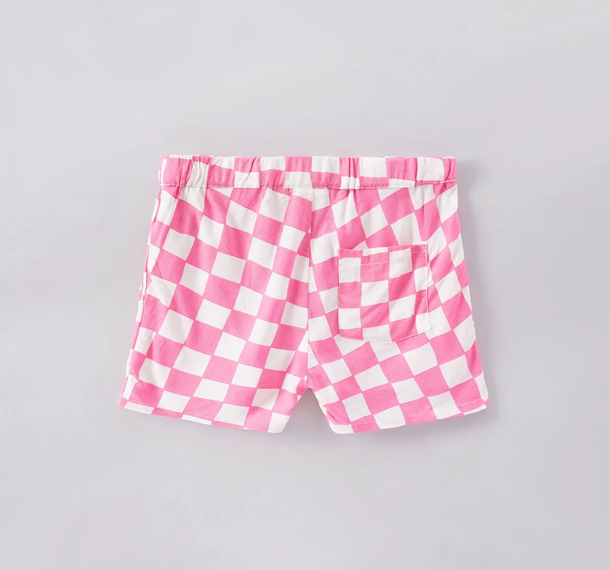 Girls Crop Top And Shorts Set