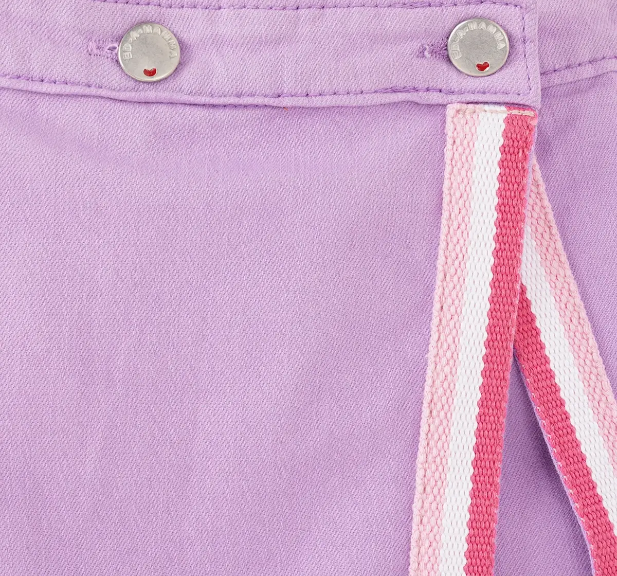 Girls Twill Asymmetric Skorts