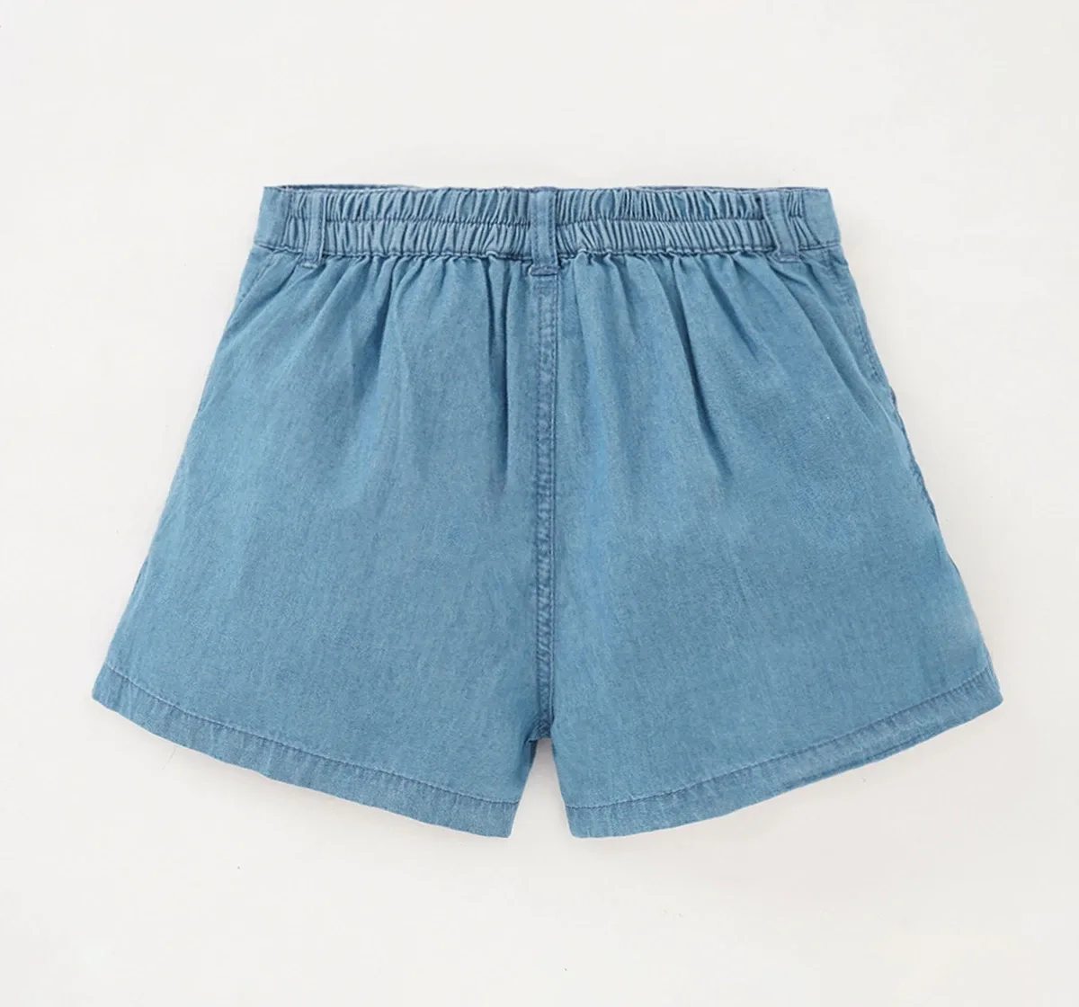 Girls Denim Flared Shorts