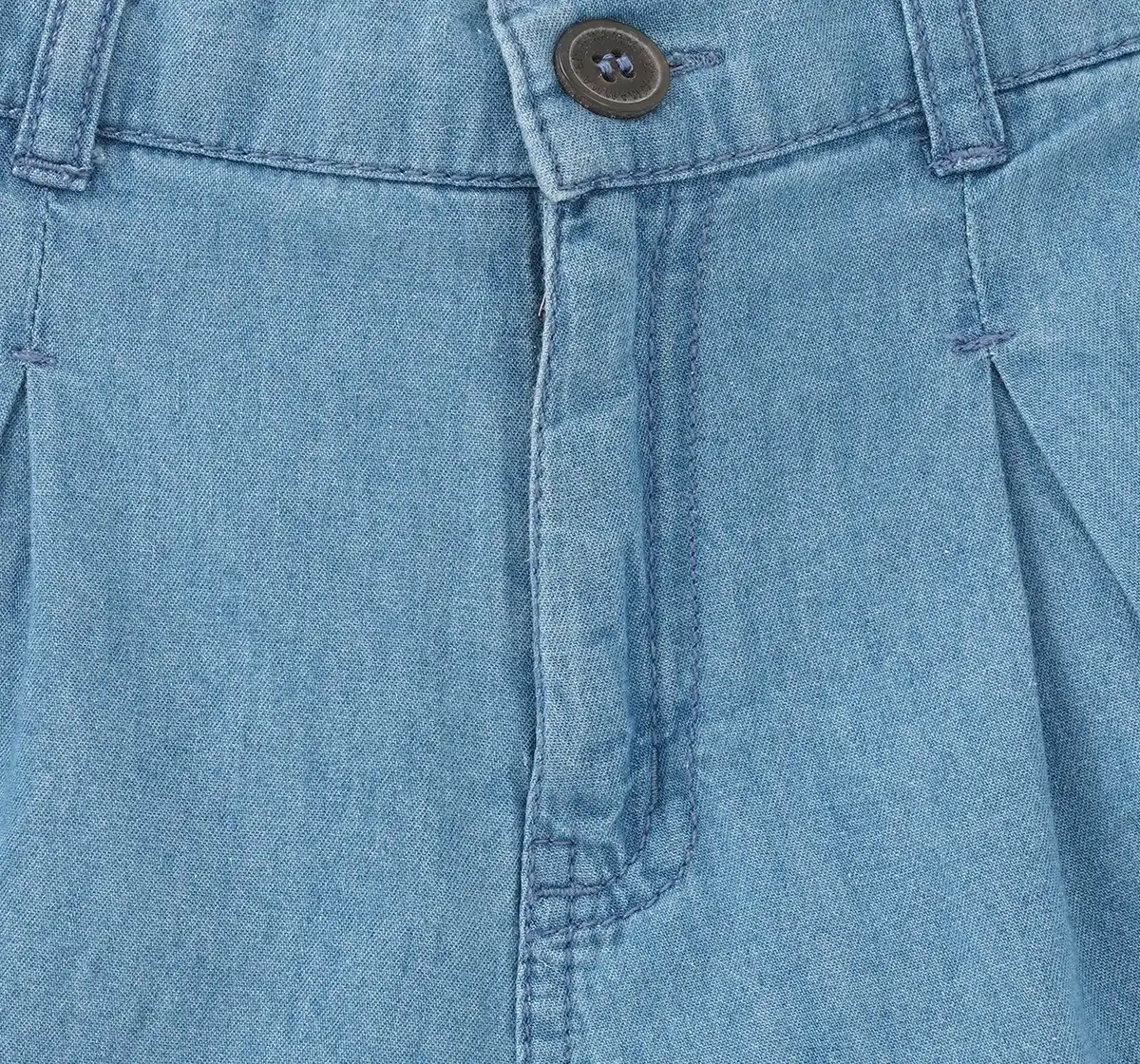 Girls Denim Flared Shorts