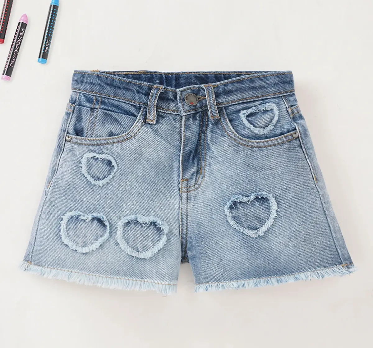 Girls Denim Shorts