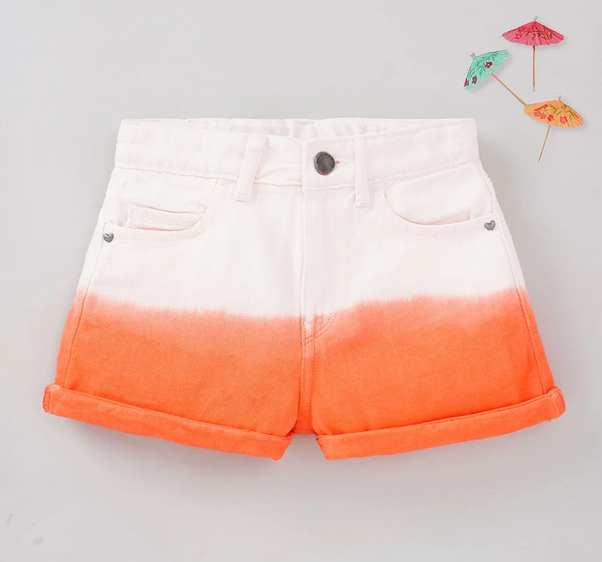 Girls Ombre Twill Shorts