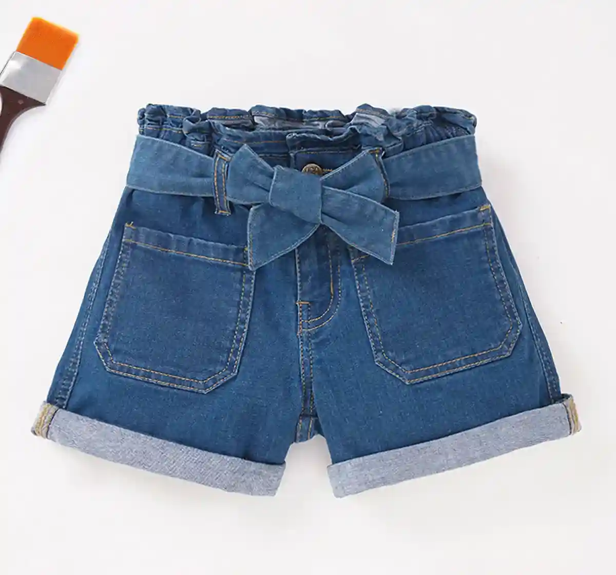 Girls Paper Bag Shorts