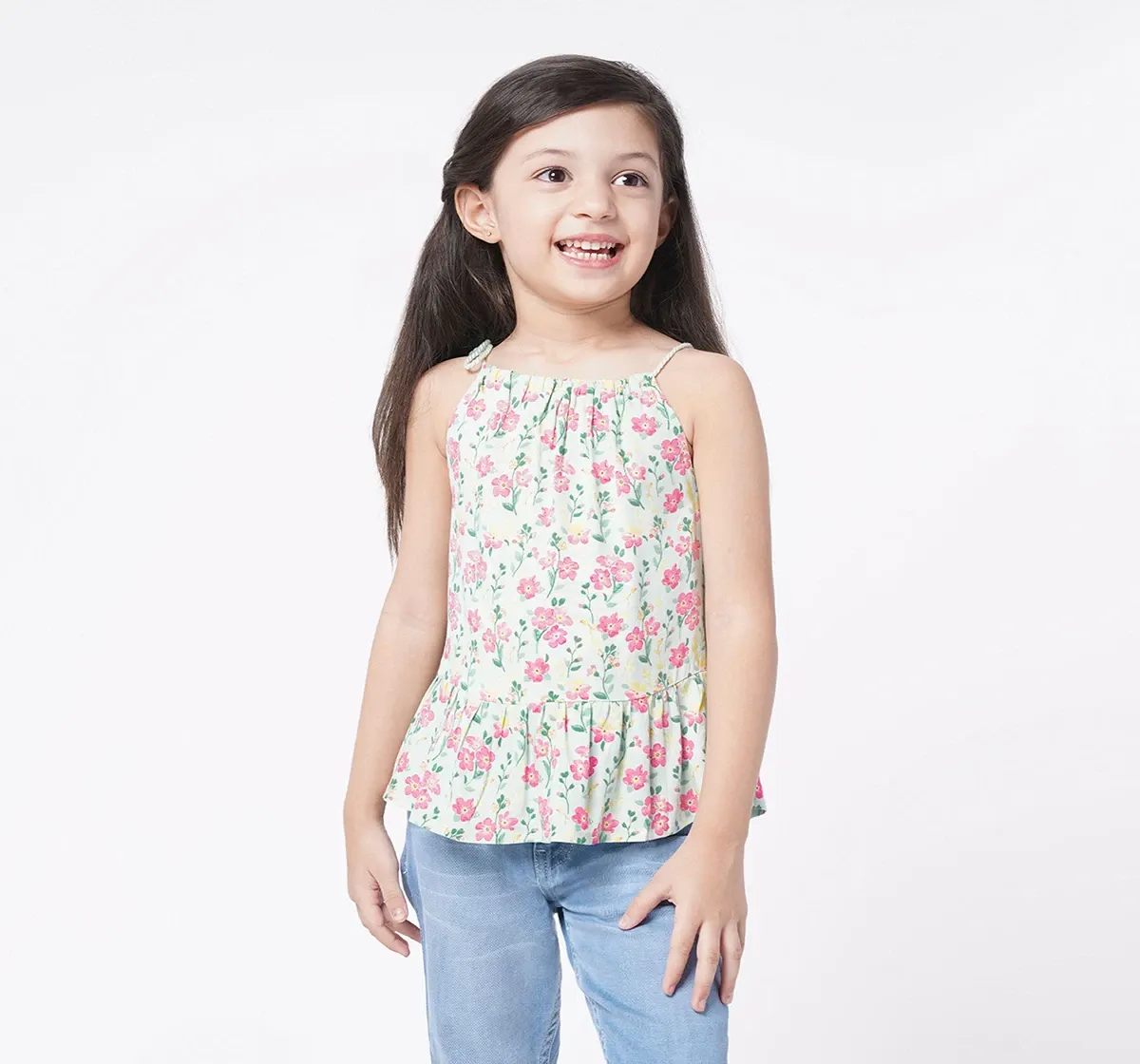 Girls Shoulder Strap Top