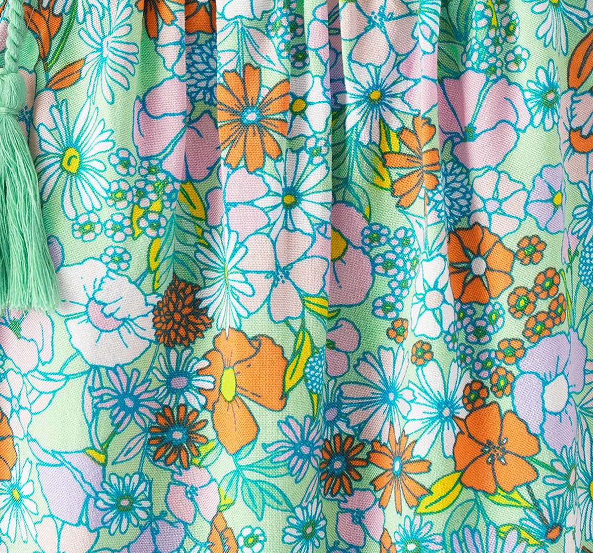 Girls Strappy Stripe Top