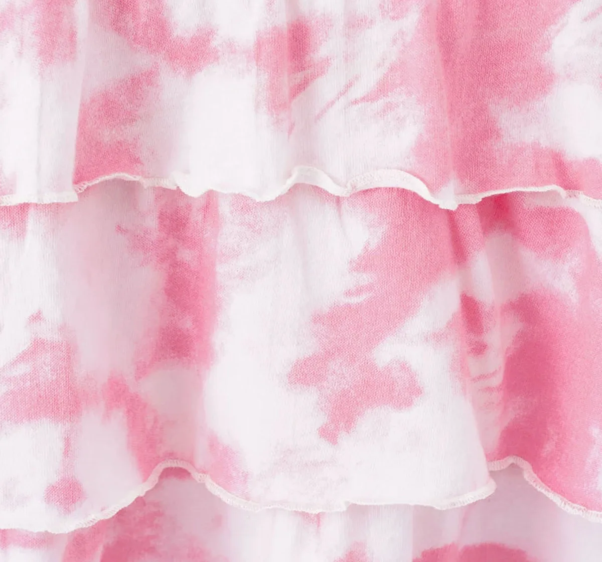 Girls Tie Dye Printed Strappy Top