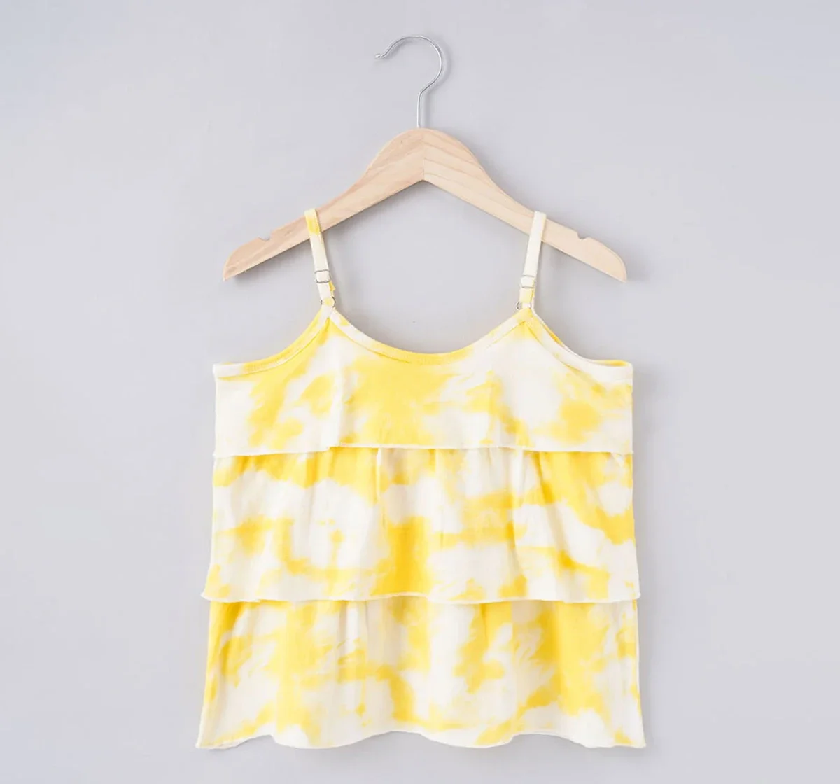 Girls Tie Dye Printed Strappy Top