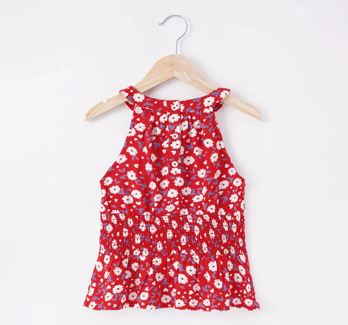 Girls Floral Print Top