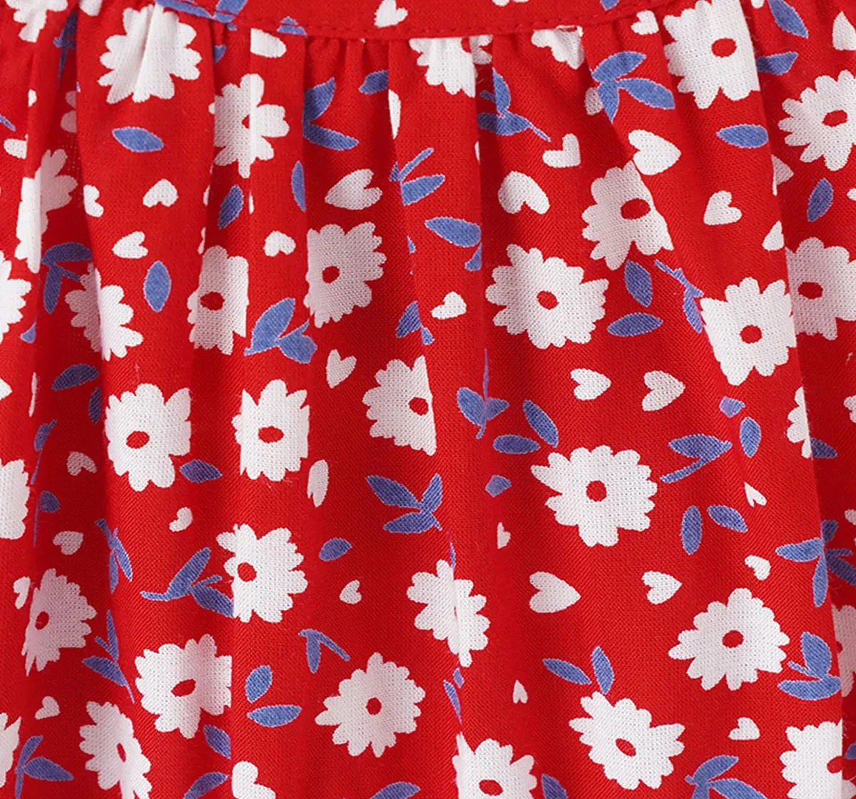 Girls Floral Print Top