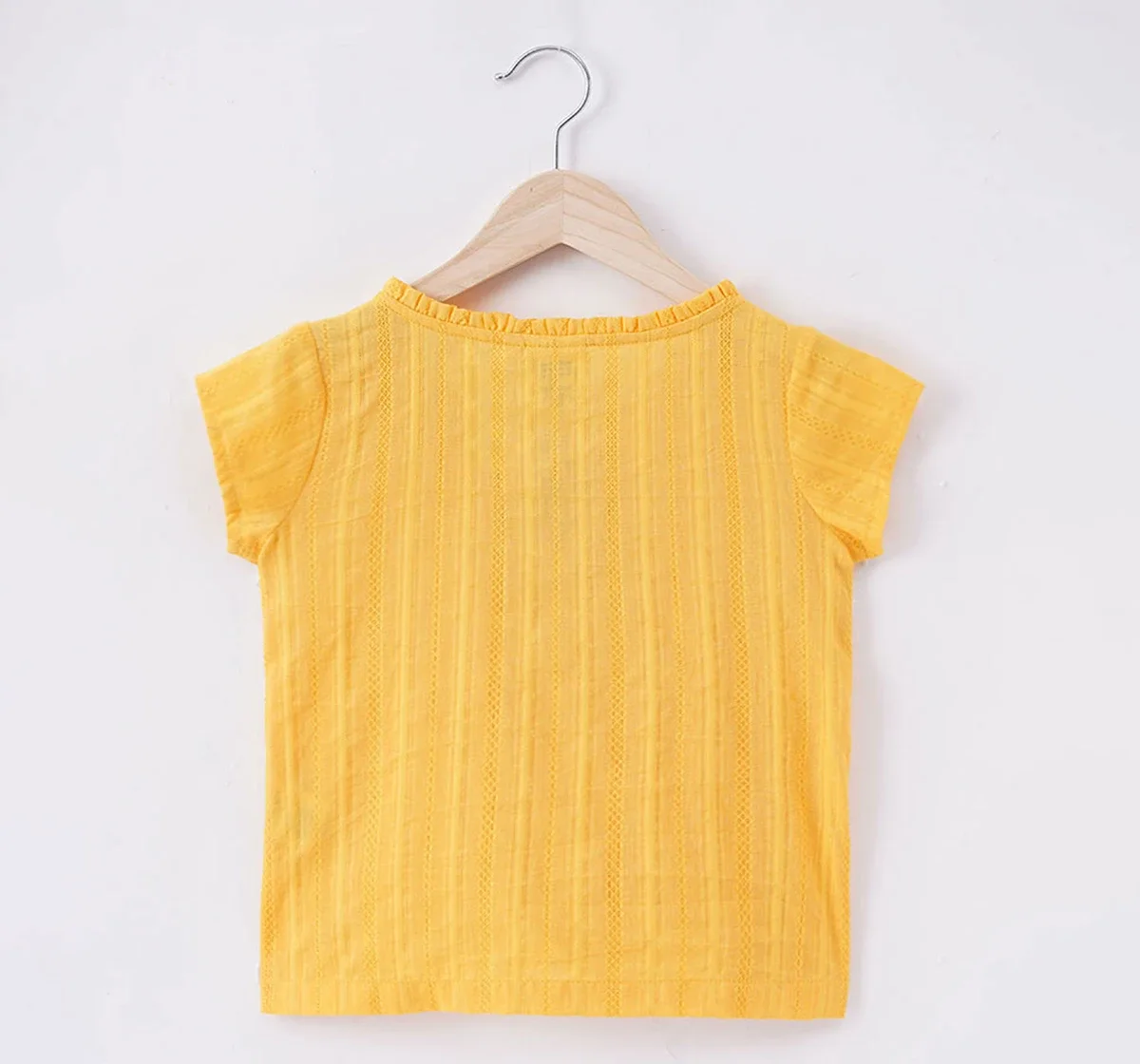 Girls Tie Up Dobby Top