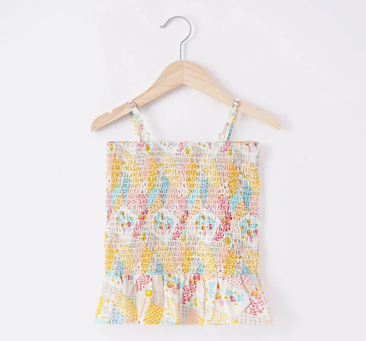 Girls Panel Print Top