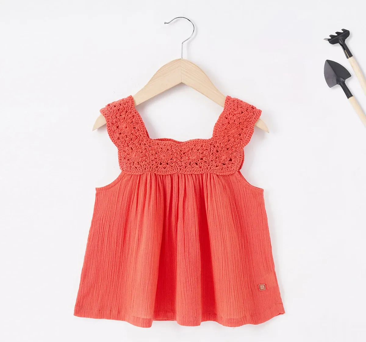 Girls Crochet Strap Top