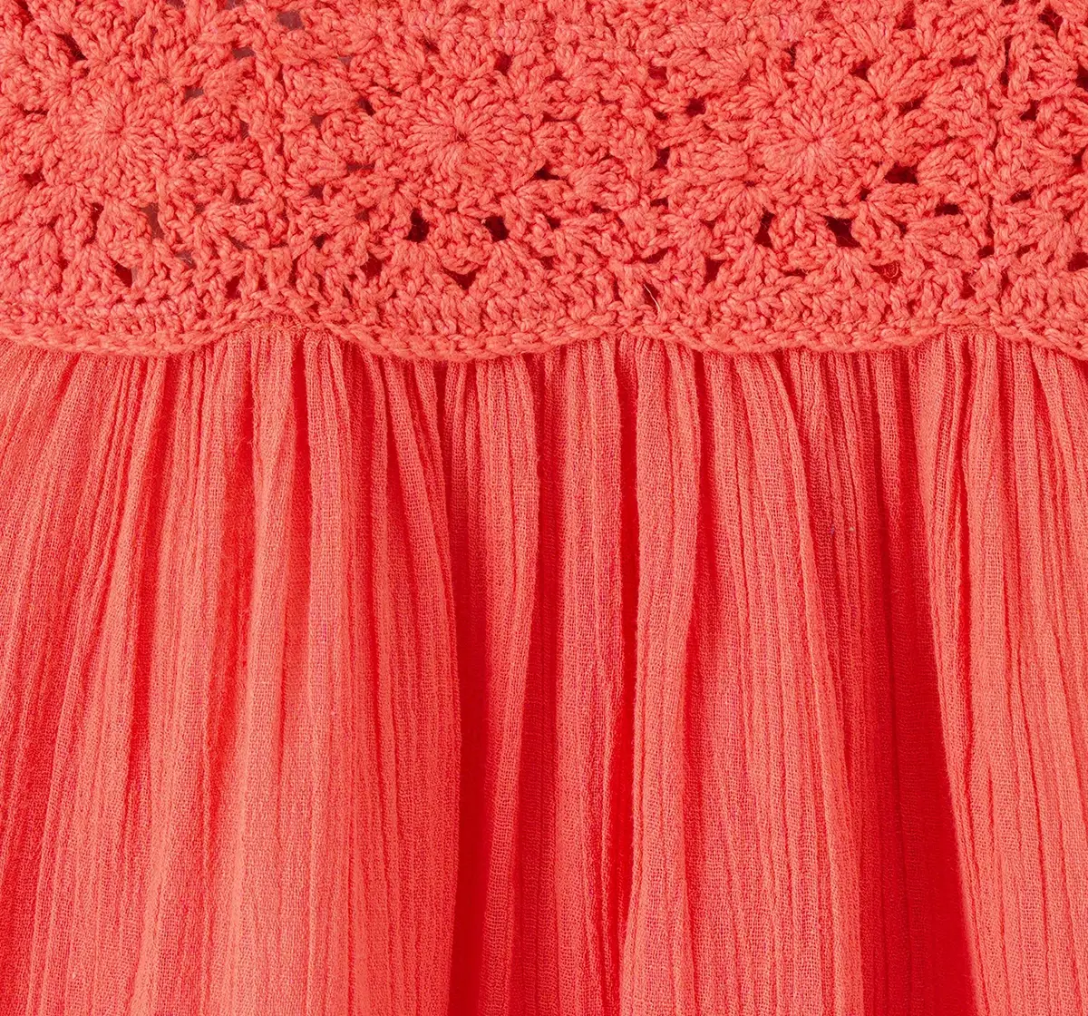 Girls Crochet Strap Top