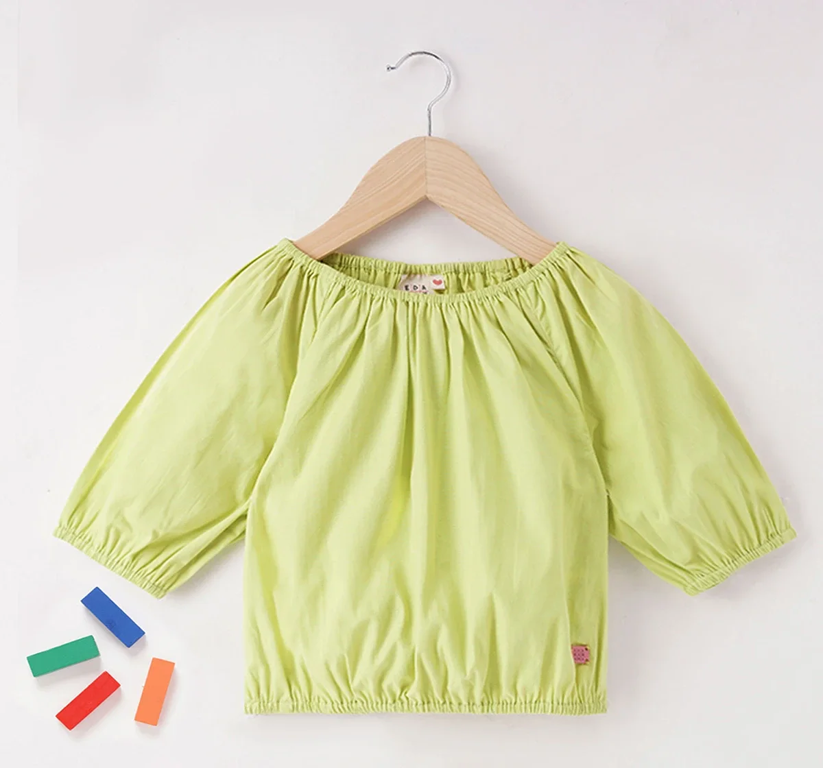 Girls Balloon Crop Top