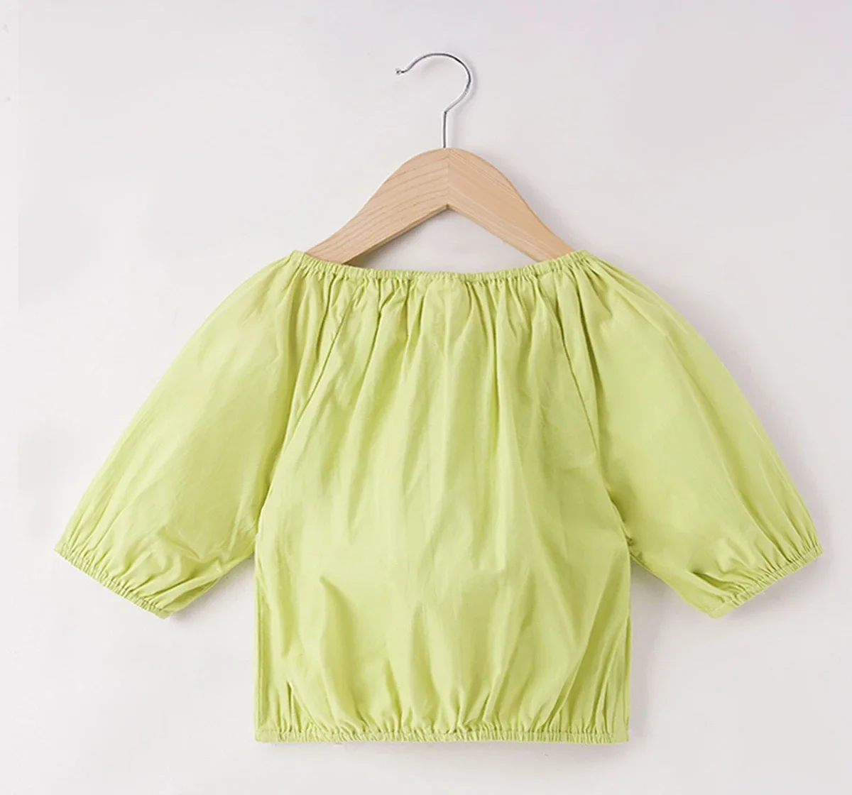 Girls Balloon Crop Top