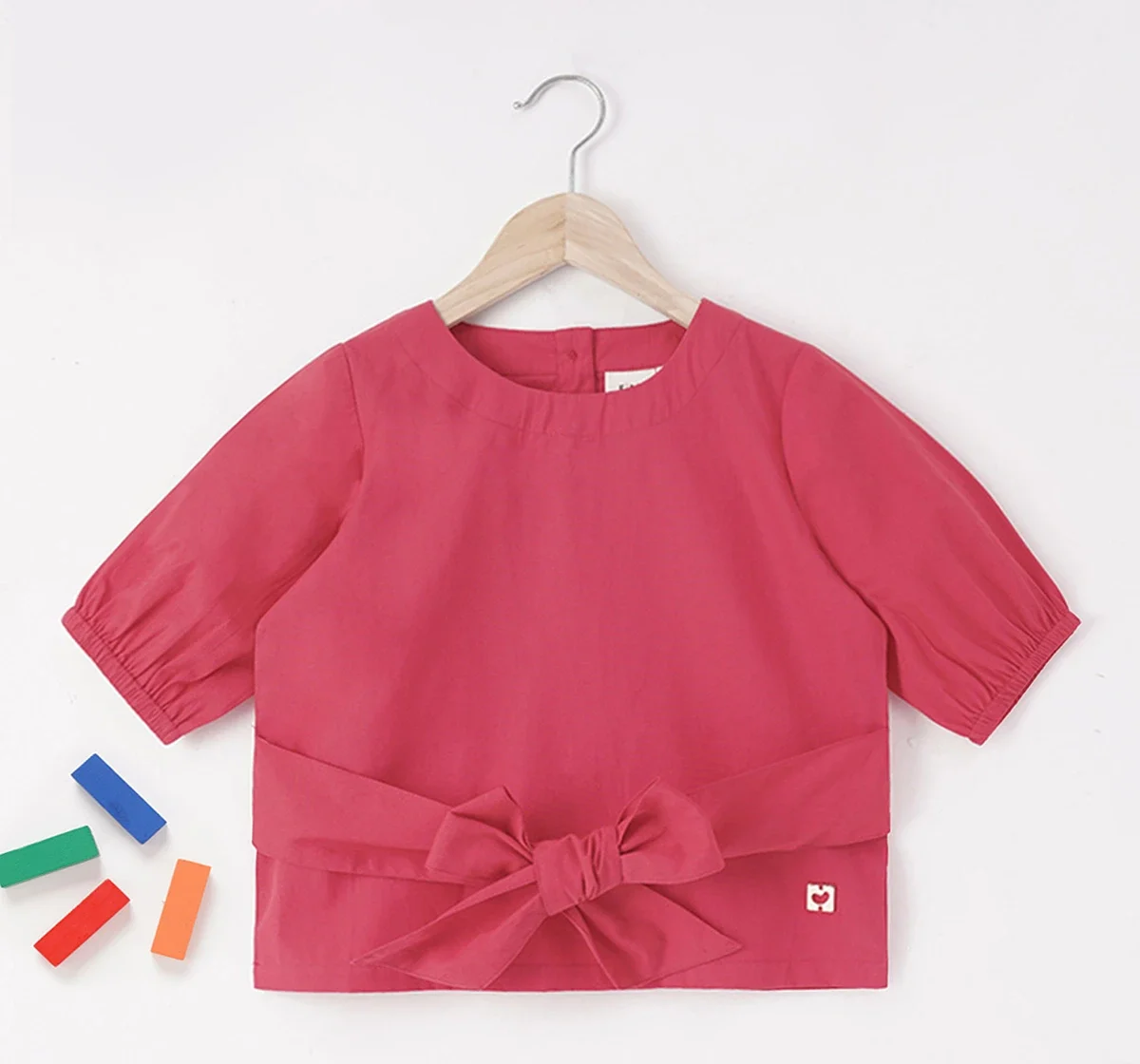 Girls Tie Up Balloon Top