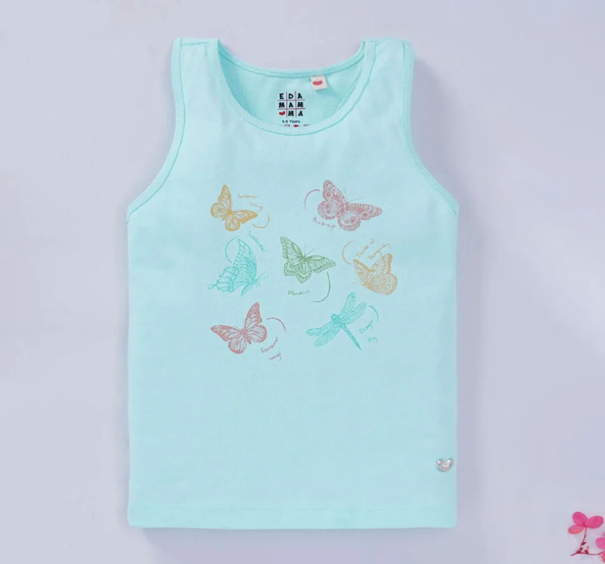Girls Butterfly Print Tee