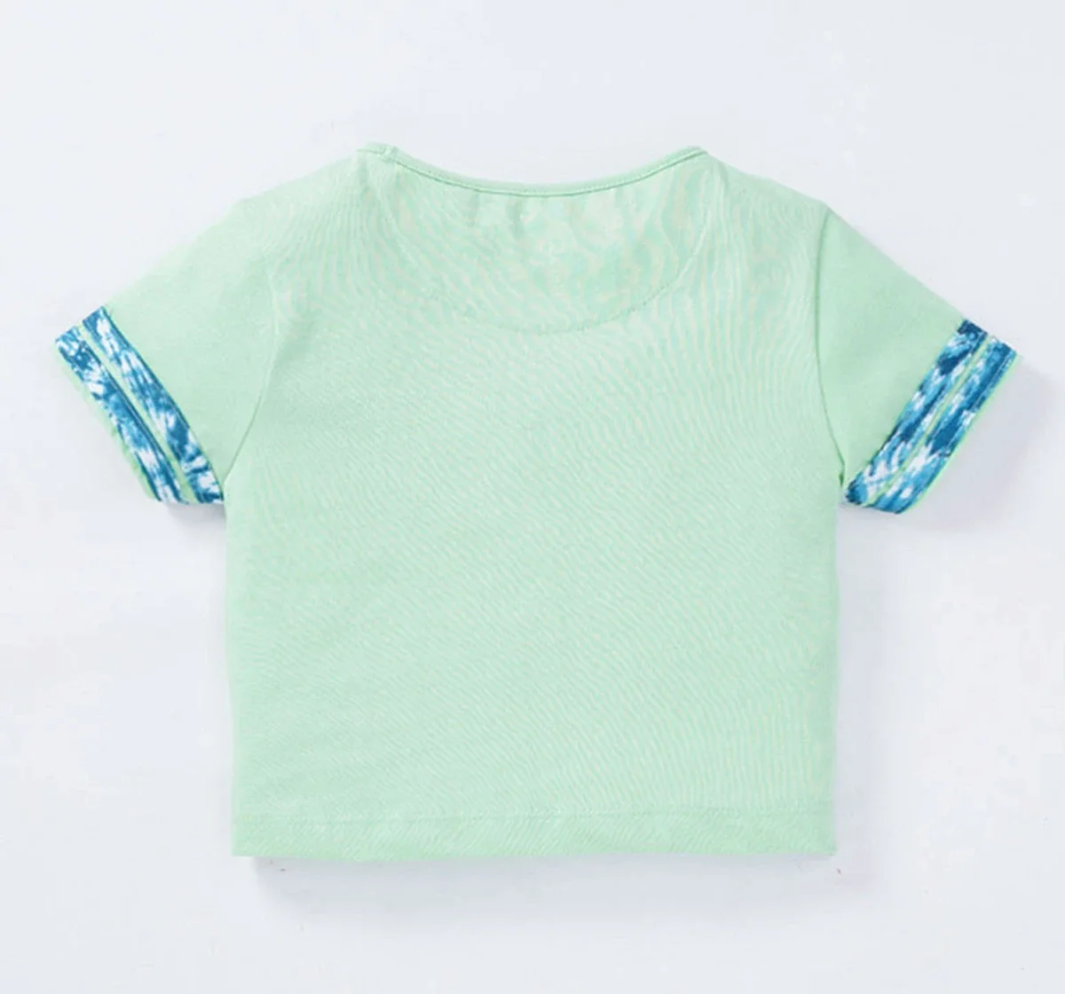 Girls Crop Tee With Applique
