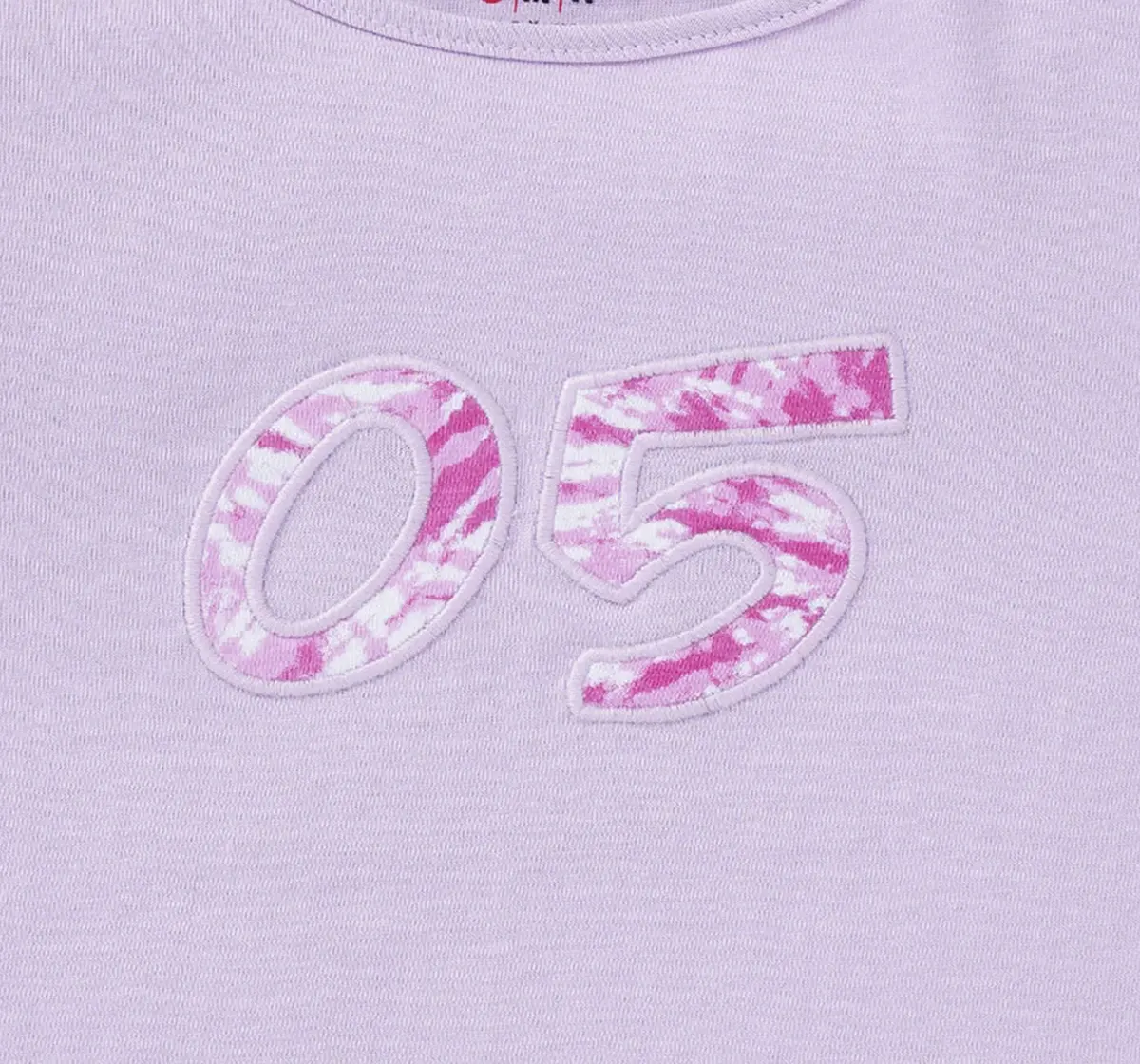 Girls Crop Tee With Applique
