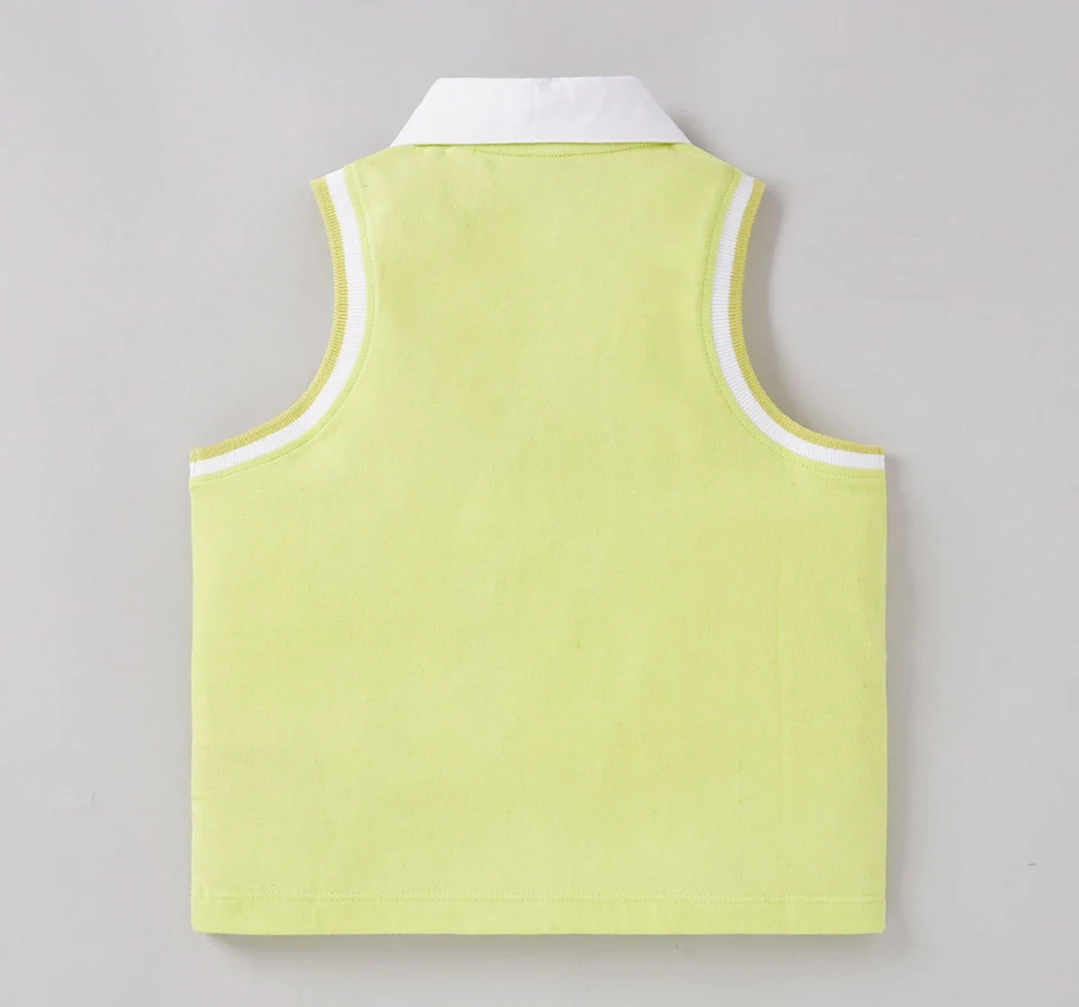 Girls Embroidered Collar Tee