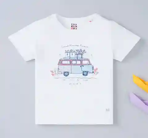 Girls Travel Print Tee