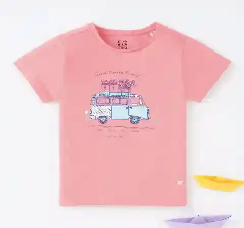 Girls Travel Print Tee