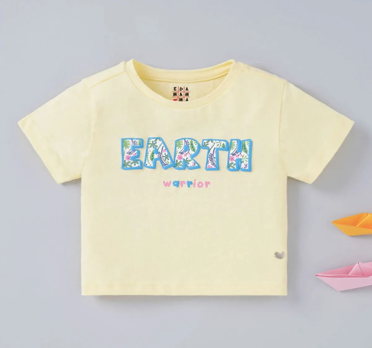 Girls Earth Print Tee