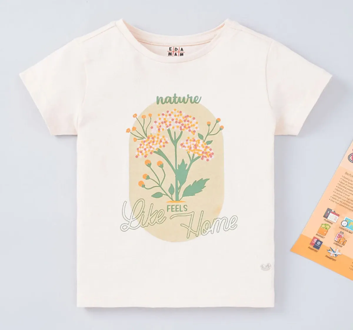Girls Flower Print Tee