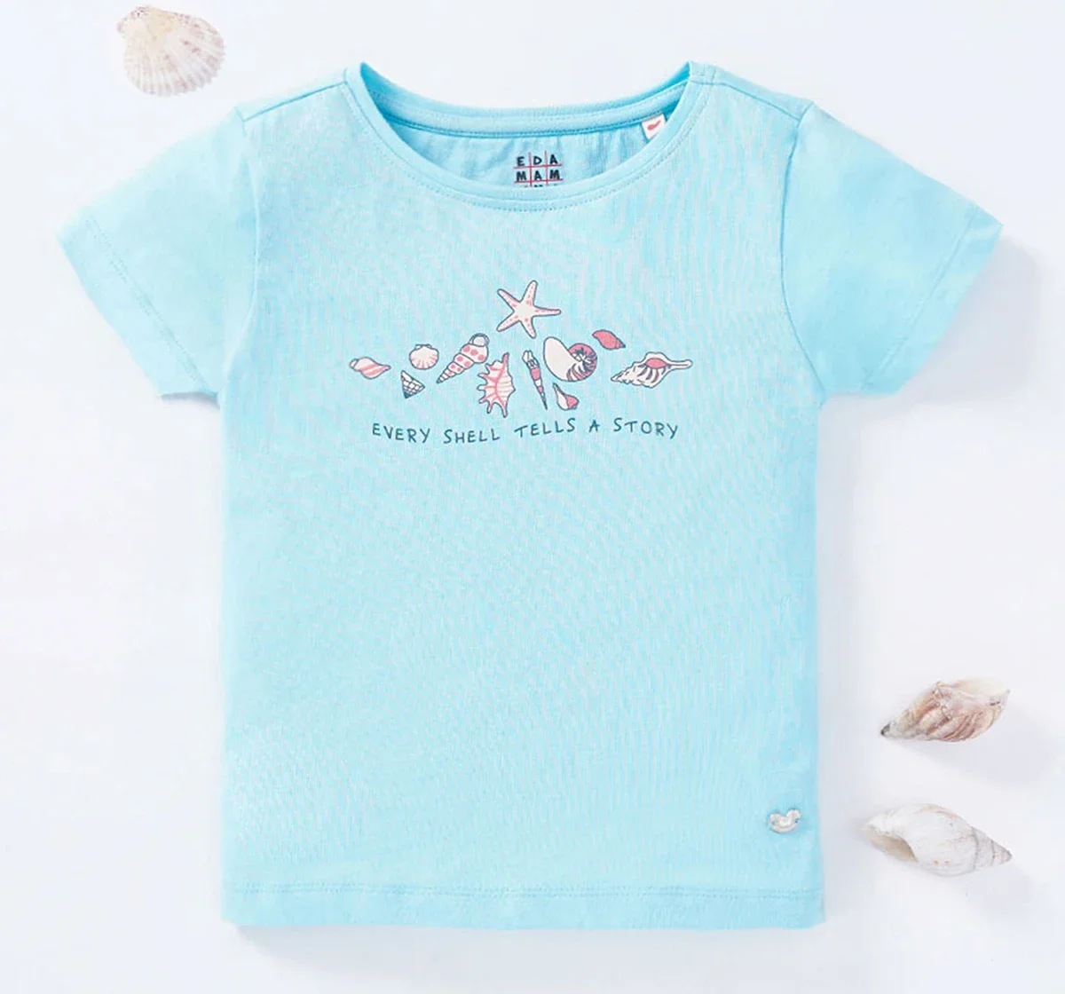 Girls Shell Print Top