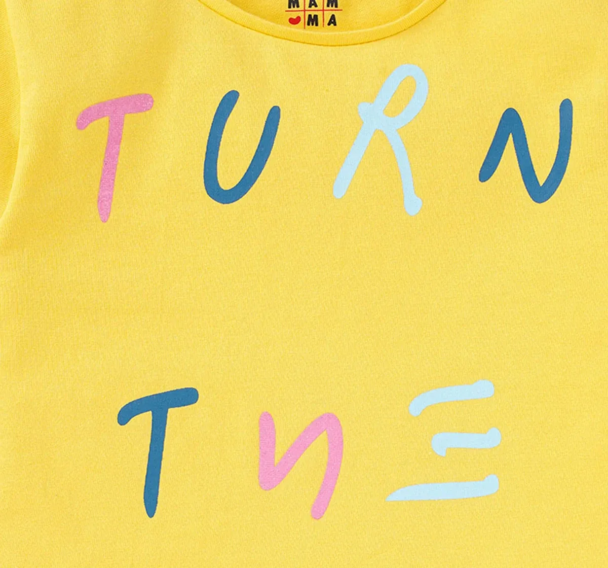 Girls Text Printed Tee