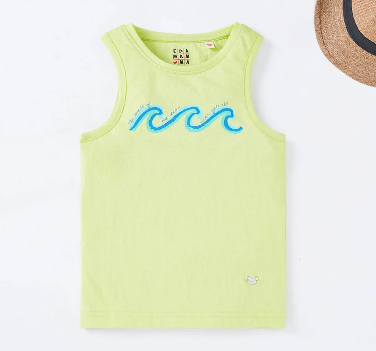 Girls Waves Printed Tee