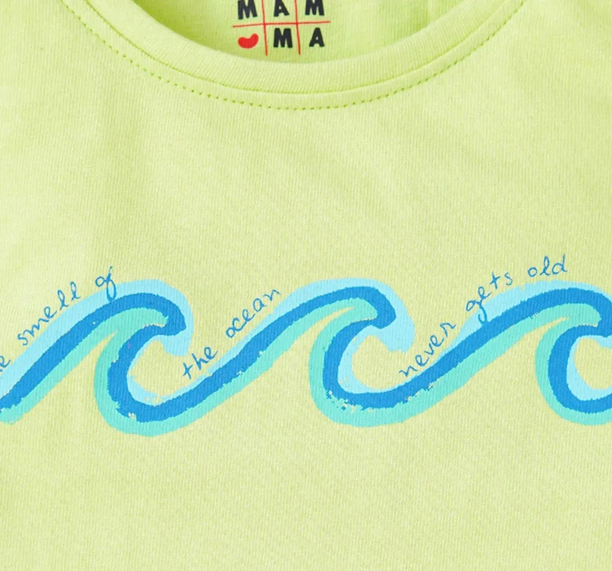 Girls Waves Printed Tee