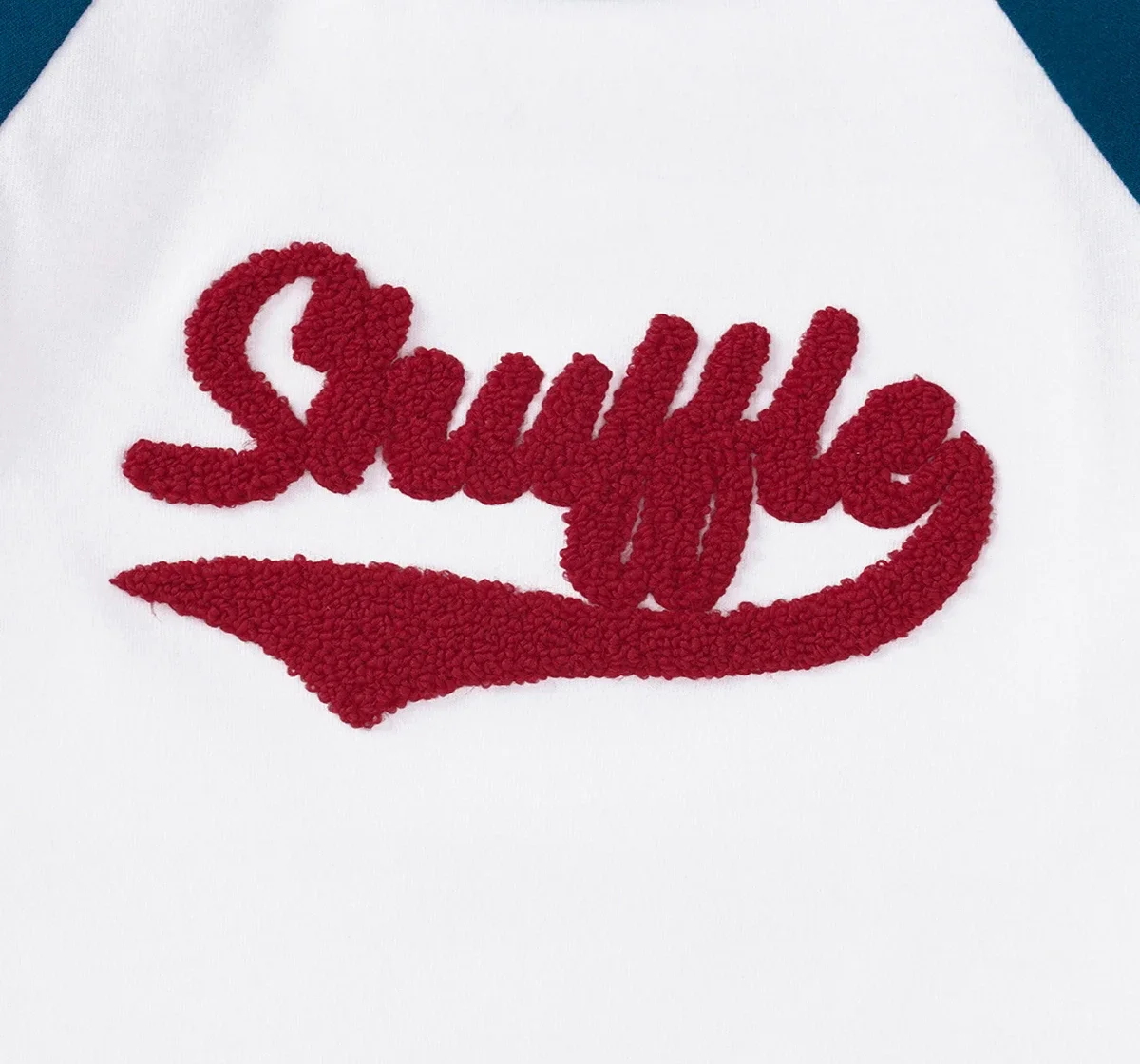 Girls Embroidered Raglan Tee