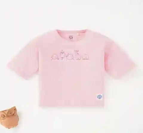 Girls Organic Half Sleeves Printed Tee