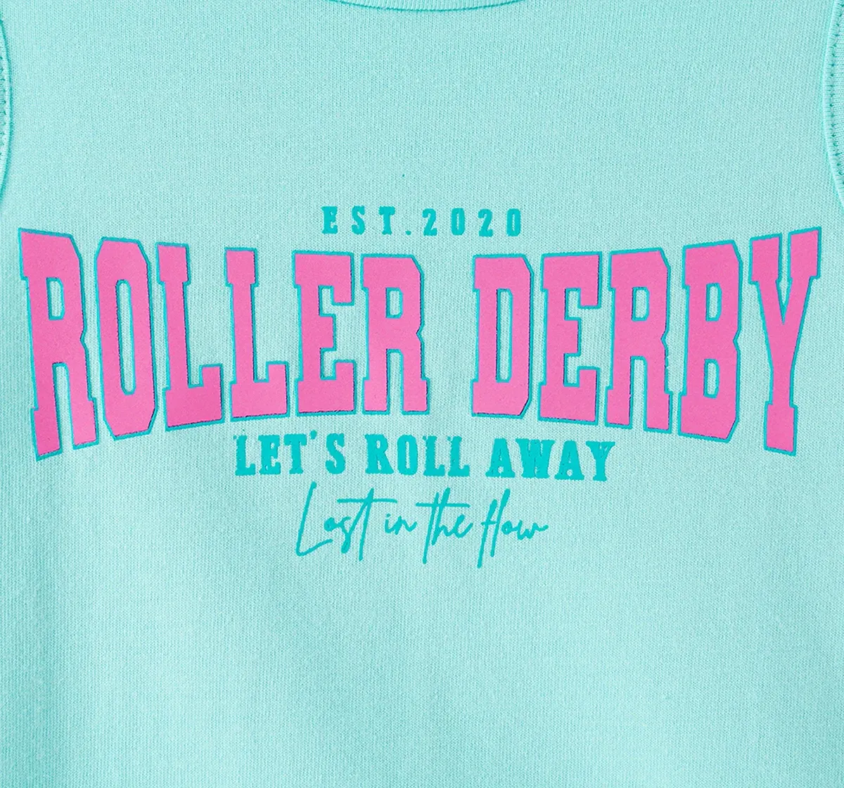 Girls Printed Crop Top