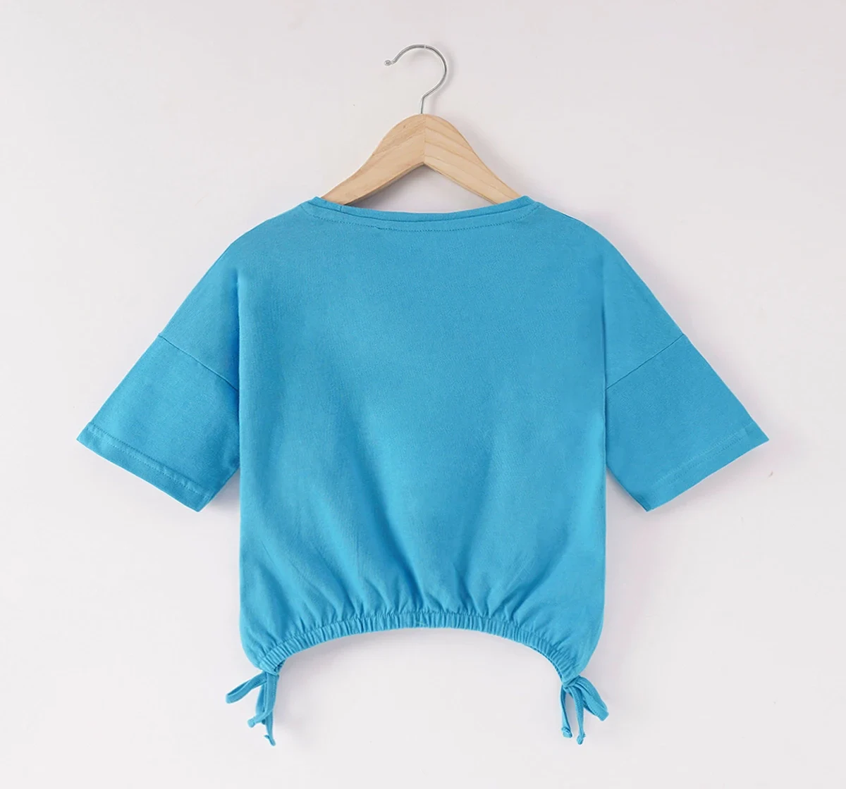 Girls Printed Tie Up Tee