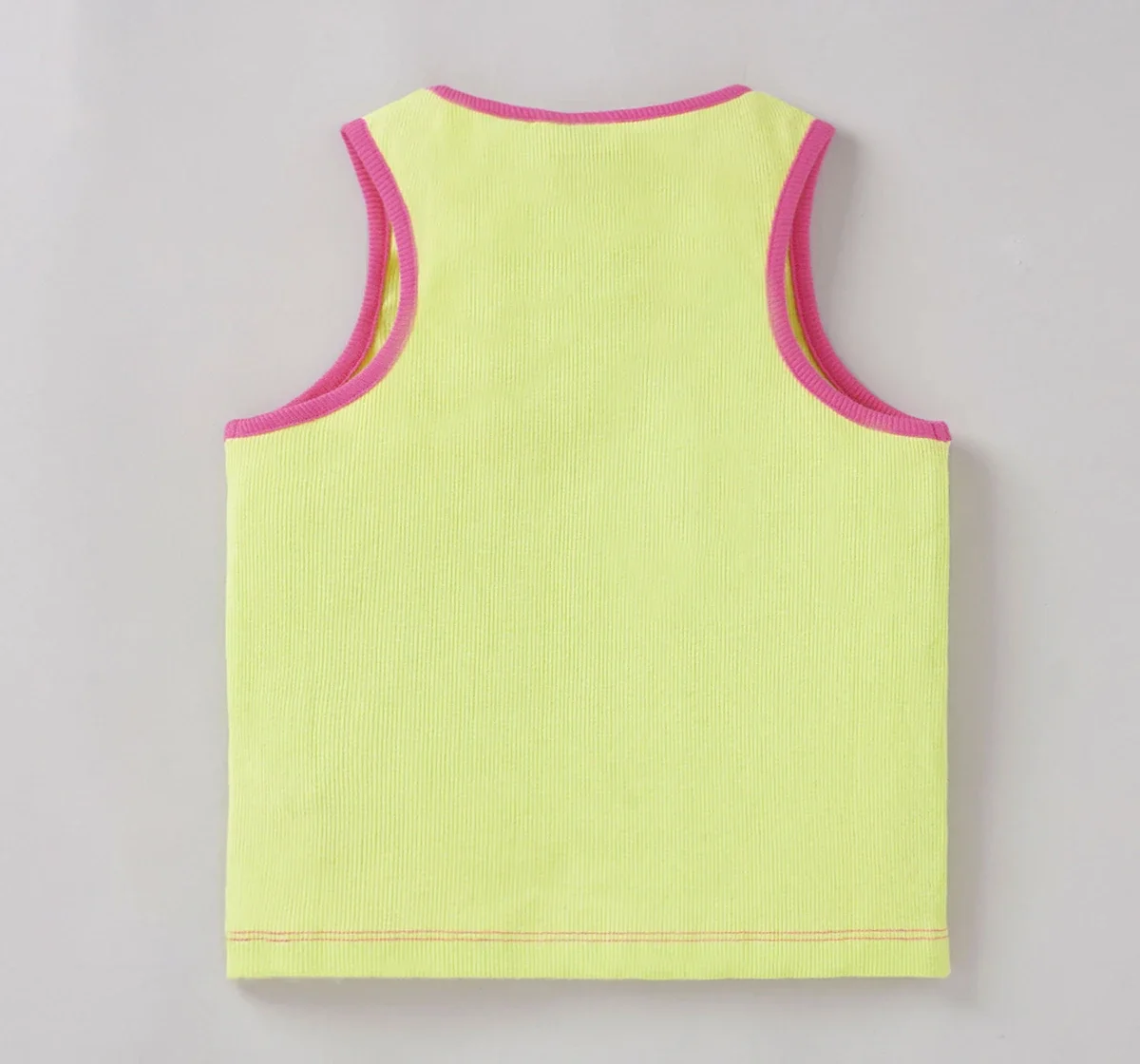 Girls Embroidered Sleeveless Crop Top