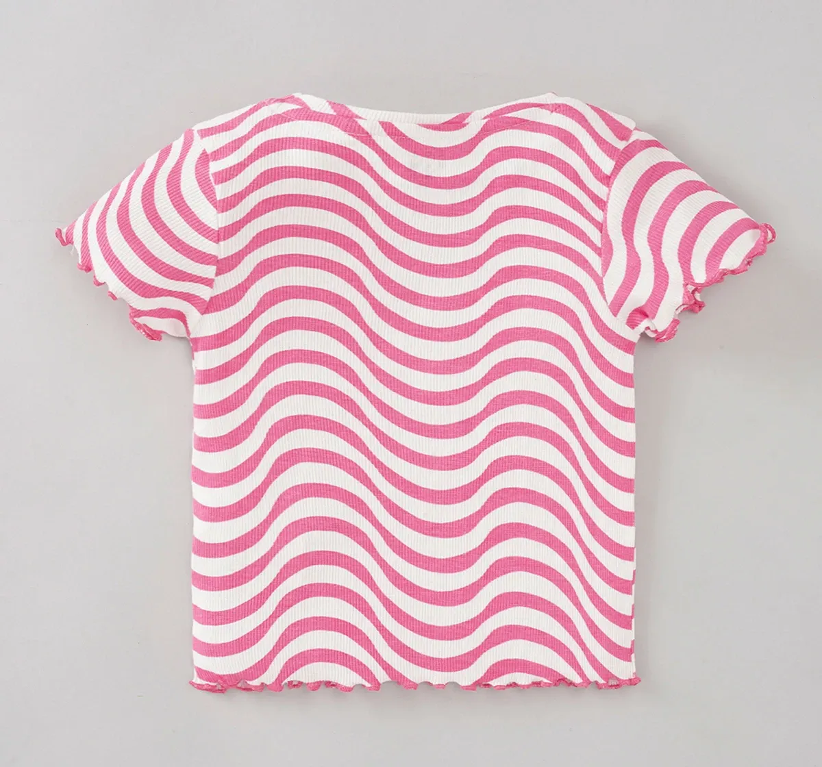 Girls Printed Rib Tee