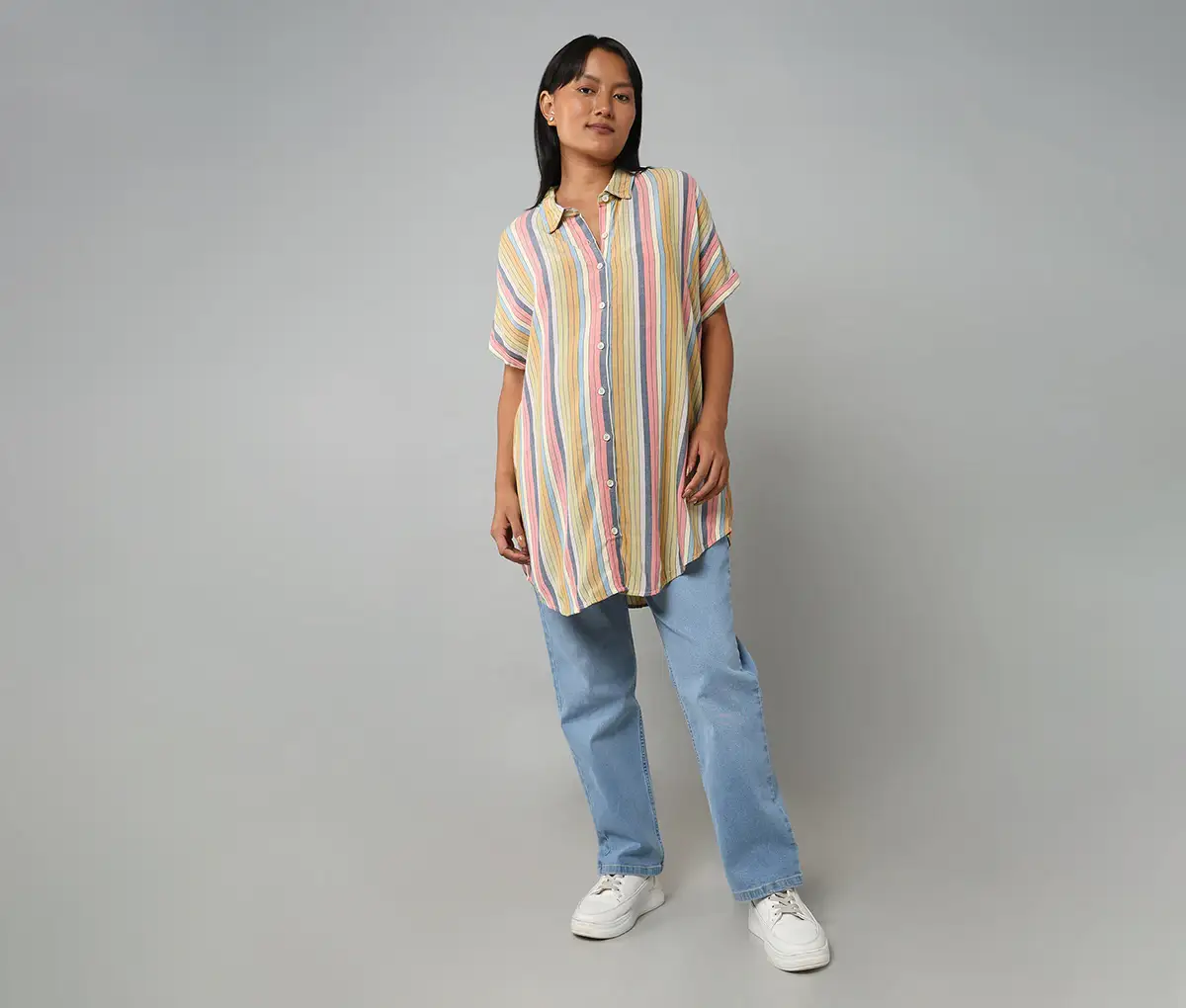 Maternity V-Neck Slim Shirt