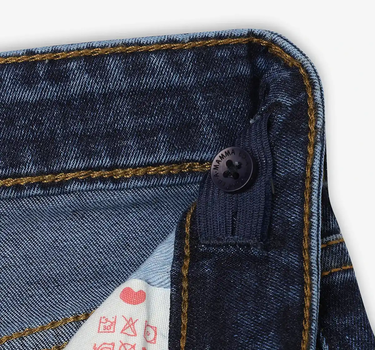 Boys 100% Cotton Jeans - Dark Blue