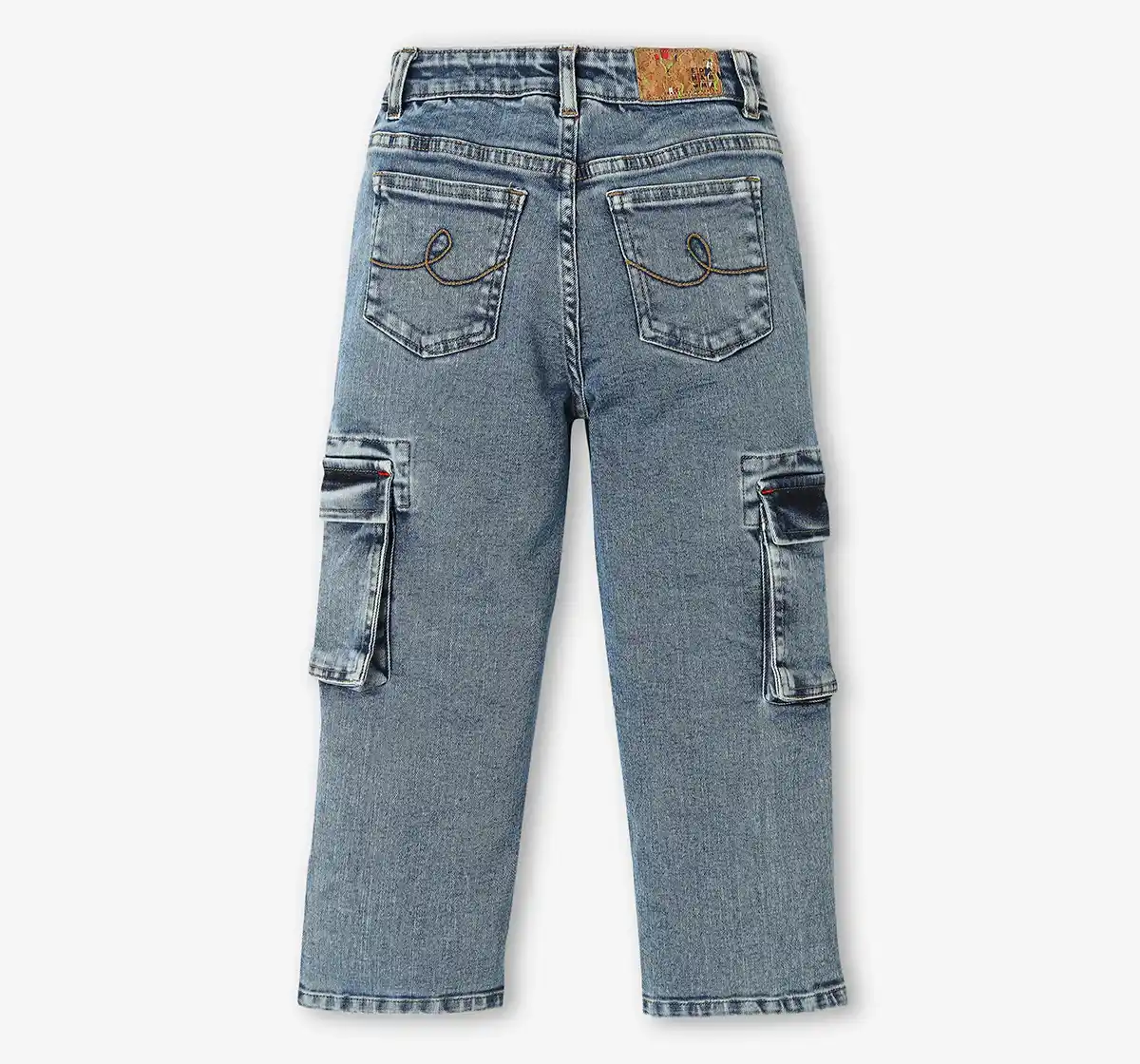 Boys 100% Cotton Jeans - Mid Blue