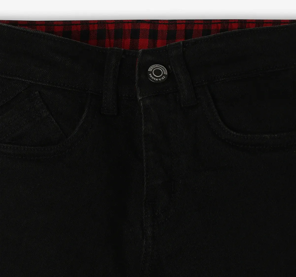 Boys 100% Cotton Jeans - Black