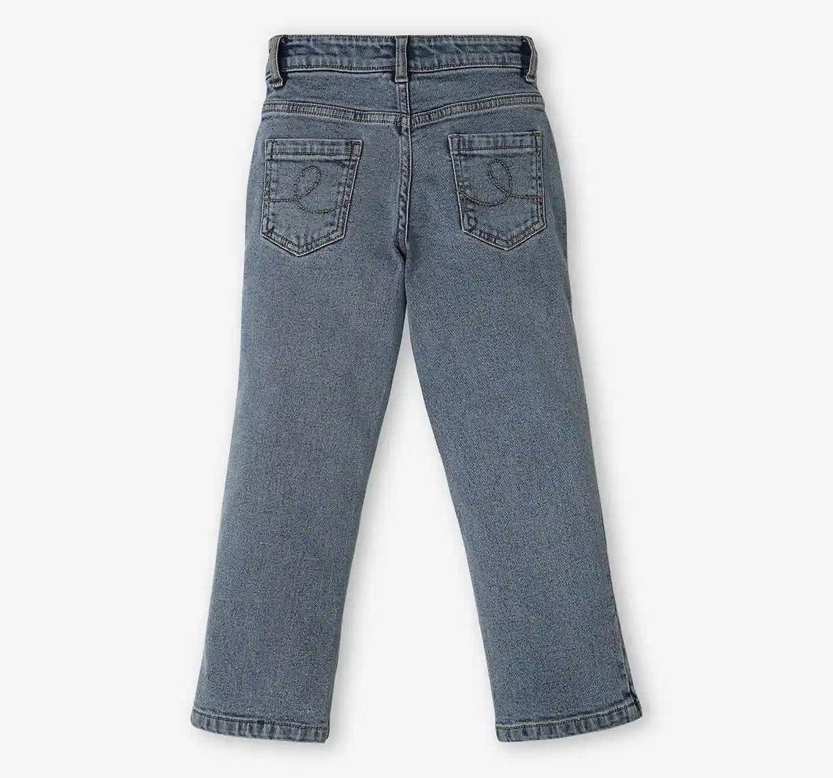 Boys Distress Denim Jeans - Mid Blue