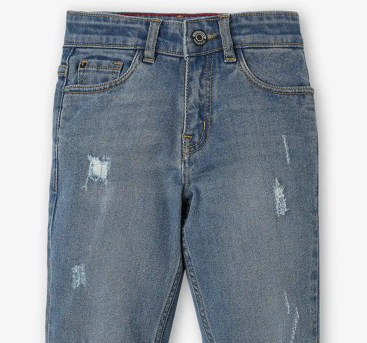 Boys 100% Cotton Jeans - Light Blue
