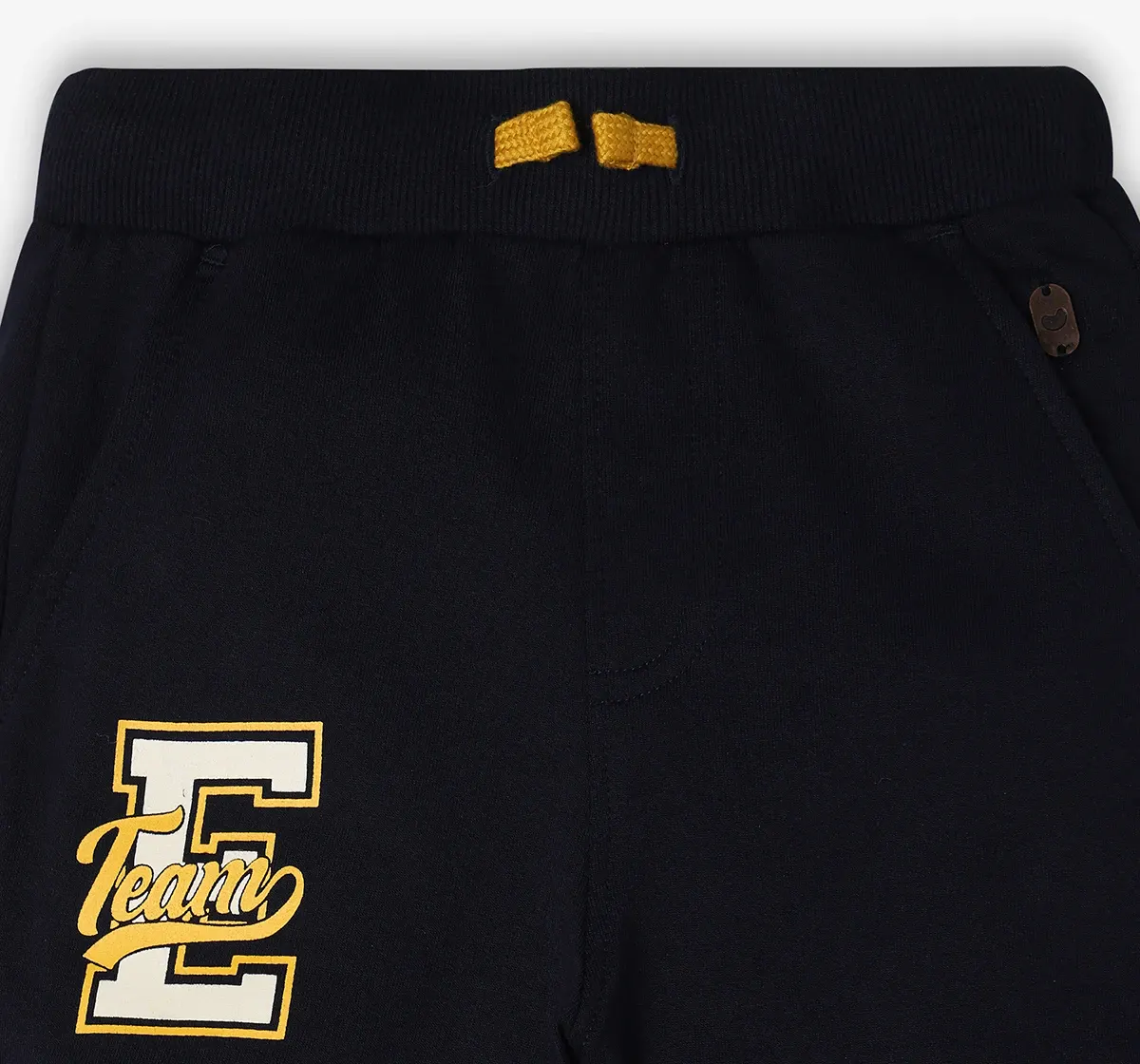 Boys 100% Cotton Joggers - Navy