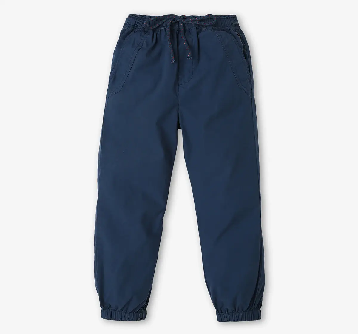 Boys 100% Cotton Joggers - Navy
